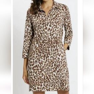 Jude Connally Finely Speckled Cheeta Dress